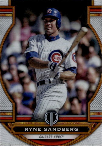 2023 Ryne Sandberg Topps Tribute ORANGE 04/25 #79 Chicago Cubs HOF