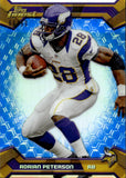 2013 Adrian Peterson Topps Finest BLUE REFRACTOR 66/99 #50 Minnesota Vikings