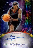 2024 Allen Iverson Leaf In the Game Used GALAXY OF STARS RAINBOW FOIL AUTO 03/35 JERSEY NUMBER AUTOGRAPH #GS-AI1 Philadelphia 76ers HOF