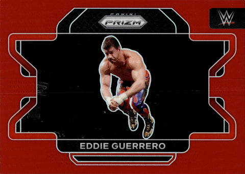 2022 Eddie Guerrero Panini Prizm WWE RED 007/299 #77 WWE Legend