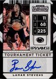 2020-21 Lamar Stevens Panini Contenders Draft Picks ROOKIE TOURNAMENT TICKET AUTO 14/49 AUTOGRAPH #108 Memphis Grizzlies