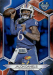 2023 Jalon Daniels Bowman University Best BLUE REFRACTOR 099/150 #54 Kansas Jayhawks
