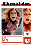 2023 Becky Lynch Panini Chronicles WWE BLUE FOIL 42/99 #4 Monday Night Raw