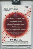 2022 Reid Detmers Topps Pristine ROOKIE RED PULSAR REFRACTOR AUTO 40/99 AUTOGRAPH #PA-RD Anaheim Angels