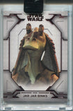 2024 Jar Jar Binks Topps Star Wars Galactic Antiquities RED SSP 07/10 #28 The Phantom Menance