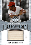 2024 Ken Griffey Sr. Leaf Lumber GAME USED LUMBER BAT 2/8 RELIC #GUL-55 Cincinnati Reds