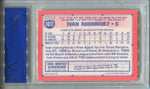 1991 Ivan Rodriguez Topps Traded ROOKIE RC PSA 9 #101T Texas Rangers HOF 0214