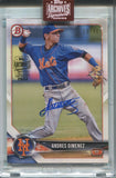 2023 Andres Gimenez Topps Archives Signature Series AUTO 10/44 AUTOGRAPH #BD-136 New York Mets