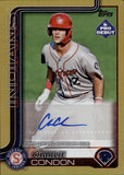 2025 Charlie Condon Topps Pro Debut GOLD FOIL AUTO 10/50 AUTOGRAPH #PD-64 Colorado Rockies