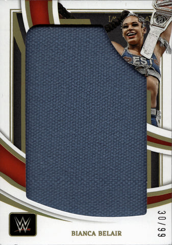 2022 Bianca Belair Panini Immaculate WWE JUMBO MAT 30/99 RELIC #RC-BBL2 Monday Night Raw