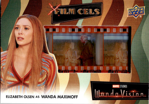 2022 Elizabeth Olsen as Wanda Maximoff Marvel Studios' WandaVision FILM CELS #1970-1 1