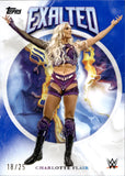 2025 Charlotte Flair Topps Exalted BLUE 18/25 #68 Friday Night Smackdown