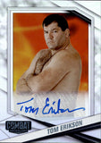 2025 Tom Erikson Panini Combat Anthology SILVER FOIL AUTO AUTOGRAPH #100 Heavyweight