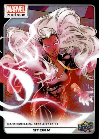 2023 Storm Upper Deck Marvel Platinum BLACK RAINBOW #150 X-Men