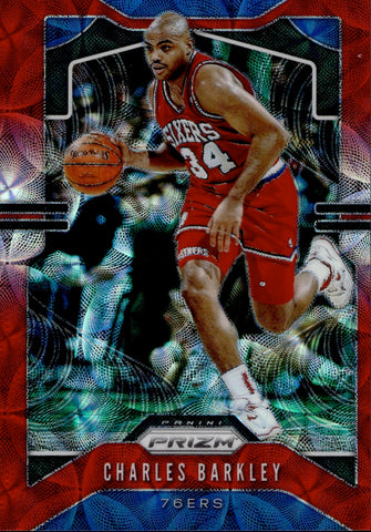 2019-20 Charles Barkley Panini Prizm RED SCOPE 85/88 #2 Philadelphia 76ers HOF