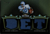 2007 Barry Sanders Topps Triple Threads TRIPLE JERSEY 17/27 RELIC #TTR46 Detroit Lions HOF
