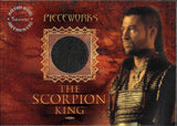 2002 Steven Brand Inkworks The Scorpion King AUTHENTIC PIECEWORKS COSTUME PIECE RELIC #PW-3