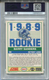 1989 Barry Sanders Score ROOKIE RC PSA 6 #257 Detroit Lions HOF 5091