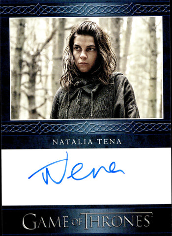 2022 Natalia Tena as Osha Rittenhouse Game of Thrones The Complete Series Volume 2 BLUE AUTO AUTOGRAPH #_NATE 1