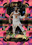 2023-24 Jalen Brunson Panini Select PINK ICE CONCOUSE 60/99 #7 New York Knicks