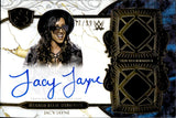2025 Jacy Jayne Topps Royalty WWE GOLD FOIL REGALIA RELIC SIGNATURE DUAL SHIRT AUTO 17/99 AUTOGRAPH RELIC #RES-JJA NXT