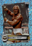 2025 Hulk Hogan Topps Chrome WWE AQUA SHIMMER REFRACTOR 143/199 #12 WWE Legend
