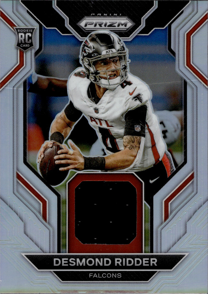 2022 Desmond Ridder Panini Prizm ROOKIE HOLO SILVER JERSEY RELIC #RG-D