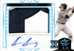 2022 Jace Jung Leaf Trinity ROOKIE PLATINUM PATCH AUTO 08/25 AUTOGRAPH RC #PA-JJ1 Detroit Tigers