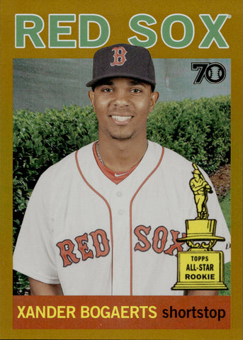 2021 Xander Bogaerts Topps ALL-STAR ROOKIE CUP GOLD FOIL 33/50 #79 Boston Red Sox
