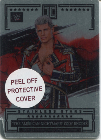 2023 "The American Nightmare" Cody Rhodes Panini Impeccable STAINLESS STARS 74/75 #2 Monday Night Raw