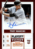 2017 Trey Mancini Panini Chronicles Contenders PLAYOFF TICKET ROOKIE AUTO 27/99 AUTOGRAPH RC #12 Baltimore Orioles