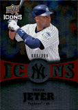 2009 Derek Jeter Upper Deck Icons RED 089/999 #IC-DJ New York Yankees HOF