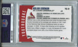 2023 Nolan Gorman Topps Chrome YOUTHQUAKE PSA 10 #YQ31 St. Louis Cardinals 2048