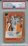 2021 Ja'Marr Chase Panini Donruss BRONZE RATED ROOKIE AUTO AUTOGRAPH RC PSA 10/10 #262 Cincinnati Bengals 2374