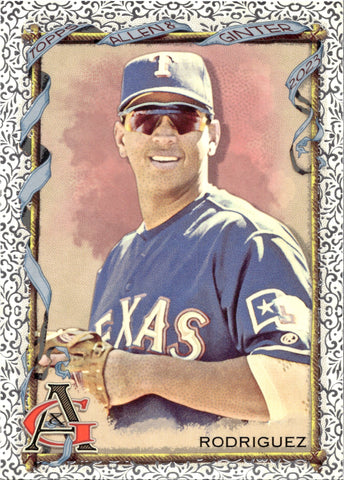 2023 Alex Rodriguez Topps Allen & Ginter FOIL FILIGREE #7 Texas Rangers