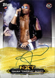 2020 Isaiah "Swerve" Scott Topps WWE ROSTER ROOKIE AUTO AUTOGRAPH #A-IS NXT