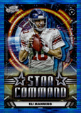 2024 Eli Manning Topps Cosmic Chrome BLUE PULSAR STAR COMMAND 77/99 #SC-20 New York Giants