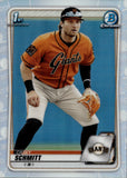 2020 Casey Schmitt Bowman Chrome Draft 1ST BOWMAN REFRACTOR #BD-129 San Francisco Giants 2