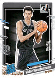 2023-24 Victor Wembanyama Panini Donruss RATED ROOKIE RC #220 San Antonio Spurs