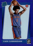 2021-22 Cade Cunningham Donruss Optic PURPLE RATED ROOKIE RC #161 Detroit Pistons