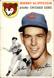 1954 Johnny Klippstein Topps #31 Chicago Cubs BV $25