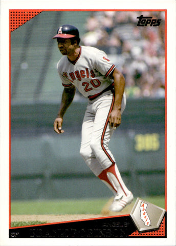 2009 Frank Robinson Topps Updates & Highlights SP LEGEND VARIATION #UH325 California Angels HOF