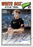2026 Kyle Teel Topps Heritage REAL ONE ROOKIE AUTO AUTOGRAPH RC #ROA-KT Chicago White Sox