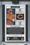 2024 Caleb Williams Panini One ROOKIE RED ORIGINALS 30/49 RC #OO-CWS Chicago Bears