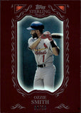 2009 Ozzie Smith Topps Sterling BURGANDY 06/10 #19 St. Louis Cardinals HOF