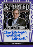 2024 Tom Berenger Leaf Pop Century PURPLE SCRIPTED AUTO 4/8 AUTOGRAPH #SC-TB2 Major League
