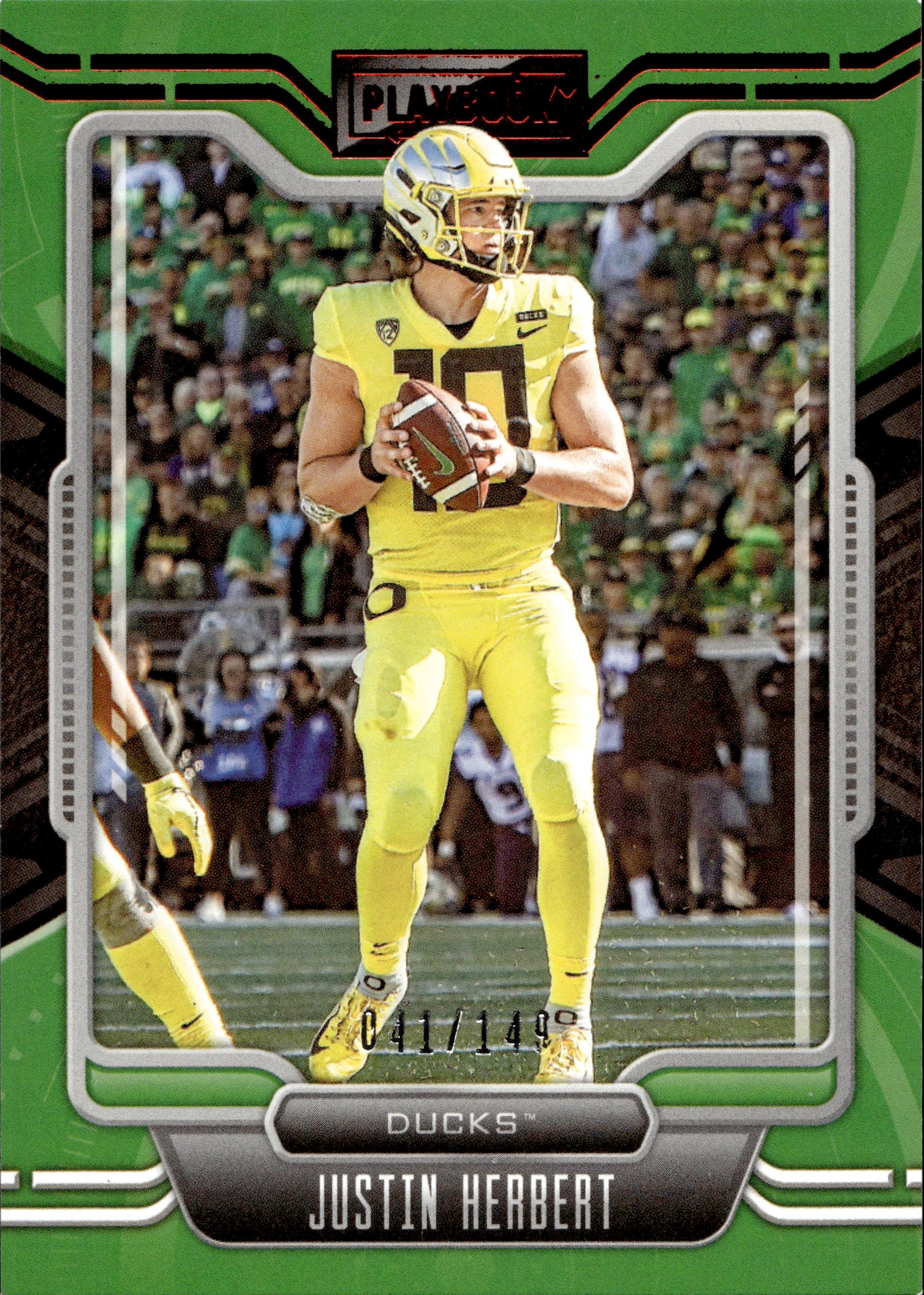 Justin Herbert 2022 Panini Chronicles Prizm Black # PB-5 CHARGERS