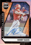 2021 Henry Davis Panini Elite Extra Edition ROOKIE AUTO AUTOGRAPH RC #1 Pittsburgh Pirates