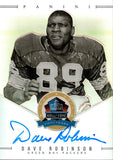 2013 Dave Robinson Panini Spectra 50TH ANNIVERSARY PRO FOOTBALL HOF AUTO AUTOGRAPH #DR Green Bay Packers HOF