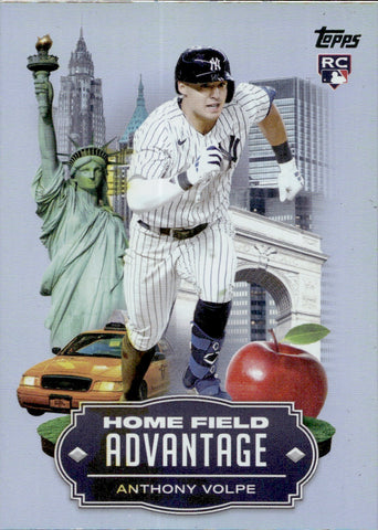 2023 Anthony Volpe Topps ROOKIE HOME FIELD ADVANTAGE RC #HA-26 New York Yankees